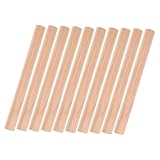 Anneome 10 Stück Holzstäbe für Diy Projekte Vielseitige Holzstäbe für Bastelarbeiten Hochzeiten Feste und Handarbeiten