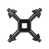 Respicefinem großer Bohrfutterschlüssel. 0×8. 0×2. 0 4 Zoll Multifunktionale Stahlbohrer Chuck Key Fit Handbohrwerkzeug Sechskantbohrfutter Bohrwerkzeug