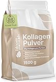 Grassgefüttertes Collagen Pulver 1500g (1,5 KG) - Hochdosiert & Geschmacksneutral Kollagen Hydrolysat Pulver, Peptid Typ 1 & 3 - Kollagen Peptide - Abgefüllt und getestet in Deutschland