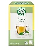 LEBENSBAUM Tee Jasmintee, Bio-Tee mit frischen Jasminblüten, Grüntee Beutel, 100% natürlicher Geschmack, 20 Teebeutel à 1,5 g