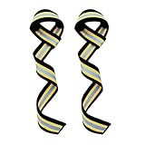 wisoolkic Fitness Bodybuilding Workout Kraft Langhantel Training Gym Handgelenkbandagen Zughilfen Gewichtheben Baumwolle Gewichtsgurte, Schwarz mit Gelb
