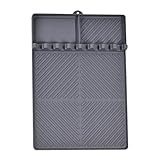 Celuicion Matte für Seitenmatten, Silikon-Grillmatte - BBQ Grill Mat - Rest für Utensilien, Silikonkissen, Grillwerkzeug für Küche, Backen, Theke