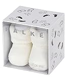 FALKE Unisex Baby Socken Erstling B So Baumwolle einfarbig 1 Paar, Weiß Off-White 2040, 50-56