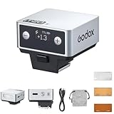 Godox IT20 F IT20F Mini Kamera Flash kompatibel mit Fuji Kameras, TTL Godox Flash, 700+ Vollstärke, 1,5 s Recyclingzeit, USB-C Laden, mit Magnetdiffusor & Filter -Silber