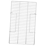 DECOMELODY Dickes Faltbares Mehrzweck Drahtgitter für Haushalt Back und Grillzubehör Hitzebeständig Spülmaschinenfest für Brot Kuchen Pizza und BBQ mit Luftzirkulation für Ergebnisse