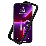 RhinoShield Bumper Case kompatibel mit [iPhone 13 Pro Max] | CrashGuard NX - Stoßdämpfende Schutzhülle im schlanken Design - 3.5 Meter Fallschutz - Schwarz