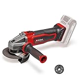 Einhell Akku-Winkelschleifer TE-AG 18/115 Q Li-Solo Power X-Change (18V, 115 mm Scheibendurchmesser, 28 mm Schnitttiefe, Quick Fix Nut, ohne Trennscheibe, ohne Akku)