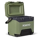 IGLOO Kühlbox BMX 25 grün, stabile Thermobox 23 L, Isolierbox für Camping, Freizeit und Beruf