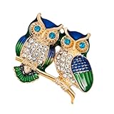 Ipetboom 1 Stück Eule Corsage Stifte Frauen Broschennadeln Reiz Hochzeit Karikatur Kostüm Requisiten Dekoration