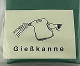 Faltbare Gießkanne in Grün aus Weich-PVC (0,30mm stark) mit verstärkten Griffen. 1 Stück