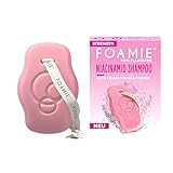 Foamie Festes Shampoo STRENGTH mit Niacinamid, Shampoo Volumen für Feines & Dünnes Haar, Niacin & Reisextrakte für intensiven Schutz & Kräftigung, 80g
