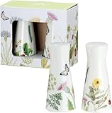 Gilde Bella Vita Salz- und Pfefferstreuer Porzellan Bone China Wildblumen