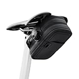 Bike Saddle Bag - Cycle Seat Wedge Pack | Biking Rear Seat Pouch | Water Proof Bike Saddle Bag with Lock Buckle for Cycling, Travel, Commuting, Touring, Bikes Packing, Camping, and Riding