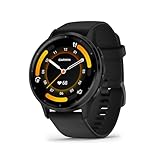 Garmin Venu 3 – GPS-Fitness-Smartwatch mit Bluetooth Telefonie und Sprachassistenz, ultrascharfes 1,4 Zoll AMOLED-Touchdisplay, Fitnessfunktionen, GarminMusic, GarminPay und Rollstuhlmodus