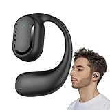 Toseky Drahtlose Ohrhörer,Kabellose Ohrhörer mit Mikrofon,BT5.3-Headset, ultraleichte Einzelohrhörer-Kopfhörer mit Mikrofon,Freisprech-Ohrhörer, In-Ear-Ohrhörer für Handy/Laptop/Trucker