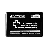 Leina-Werke 10002 KFZ-Verbandkasten Standard, Schwarz/Weiß