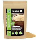Alpi Nature Amaranth BIO 125g, ganze und rohe Amaranth Samen, ungesüßte Amaranthe, glutenfrei