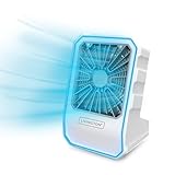 Livington Arctic Air Outdoor - mobile Klimaanlage ohne Abluftschlauch - kabelloser Luftkühler mit Wasserkühlung & Sprühnebelfunktion - mit Wassertank oder Gartenschlauch verwendbar