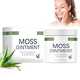 Moossalbe Plus, Moossalbe Gesicht Falten Testsieger, Mooscreme gegen Falten Gesicht, Aktiv Hautreparatur Moossalbe, Antifaltencreme, Soforteffekt Moos Salbe fürs Gesicht & gegen Falten (100G)