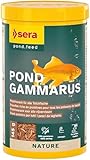 Pond Gammarus Mix 1.000 ml (145 g) | Proteinreicher Snack für alle Teichfische | Teichfutter Mix | Goldfischfutter