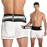 Paskyee Ischiasgürtel, Iliosakralband für Männer Frauen - Rückenstützgürtel Linderung von Ischias, unterem Rücken, Si-Gelenk, Beckenschmerzen - Drei Bandagen bieten dreifache Unterstützung