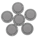 VALICLUD Runde Magnetknöpfe 6 Paare Magnetverschluss Druckknöpfe Nähen Selbstgemacht Kleidungsmagnete für Mäntel Rucksäcke Handtaschen Vorhänge