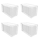 Reinscer 4X Papier Handtuch für Die Arbeitsplatte, Durchsichtiger Servietten Halter für Gäste Handtücher, Geeignet für Z-Falz-, C-Falz Oder Mehrfach Gefaltete Papier Handtücher