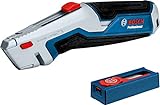 Bosch Professinal Universal Messer mit ausziehbarer Klinge und 10 tlg. Klingen Set