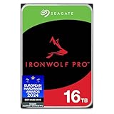 Seagate IronWolf Pro 16TB, NAS interne Festplatte HDD, 3.5 Zoll, 7200 U/Min, CMR, 256 MB Cache, SATA 6 GB/S, inkl. Data Rescue Service (ST16000NTZ01)