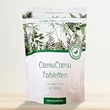 VivaNutria Camu Camu Presslinge 2000 Stück I 500g | Rohkostqualität I 100% reine Camu Camu Tabletten I aus kontrolliertem Anbau und laborgeprüft | vegan