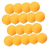 HONITANO 100 Stück Tischtennisbälle Gelb Perforiert mit Elastischem Soft Schaft aus Abs Kunststoff für Pong Training Technikverbesserung und Wettkampf Geeignet für Spieler Aller Niveaus