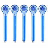 SagaSave 5 x Korrekturroller, weiße Korrekturbänder, 5 mm x 6 m, Schulbedarf zum Schreiben, Tagebuch, Notizen, ergonomische Korrekturstifte (BU)