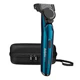 BaByliss T890E Japanese Steel Bartrimmer T890E mit 24 Schnittlängen und abnehmbarem Kammaufsatz, Kurzaufladung, 120 Minuten Laufzeit