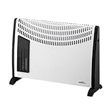 Konvektor, 2000 W, Weiß, 3 Leistungsstufen, Turbo-Funktion, Überhitzungsschutz, regulierbares Thermostat, ideal für Raumheizung.