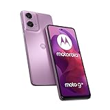 Motorola Moto g24 Smartphone (6,56'-HD+-Display, 50-MP-Kamera, 8/128 GB, 5000 mAh, Android 14) Pink Lavender, inkl. Schutzcover + Handyhalterung [Exklusiv bei Amazon]