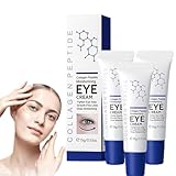 Lifting Eye Gelm, Collagen Peptide Moisturizing Eye Cream, Augengel, Collagen Peptide Eye Cream, Firming Anti Wrinkle Eye Cream For Dark Circles & Puffiness (3Stück)