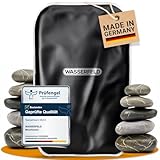 WASSERFELD® Moorkissen für Mikrowelle XXL inkl. Bezug - Therapeutisches Wärmekissen zur natürlichen Linderung von Schmerzen und Verspannungen in Nacken, Schulter, Rücken oder Bauch