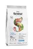 Dibaq Sense Lachs- und Truthahnfutter für Hunde, speziell für Welpen, 100 % natürlich und getreidefrei, 2 kg