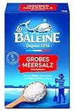 La Baleine - Meersalz grob - Vorteilspack 1 kg - geernted in Salzgärten in Südfrankreich am Mittelmeer - einzigartige Reinheit