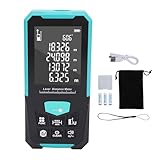 150 M Laserentfernungsmessgerät, 0,05 Bis 150 M/492 Fuß Infrarot Digital Distanzanzeige 2,4 Zoll Backbeleuchtung USB 4 Einheiten Handheld -Entfernungsmesser