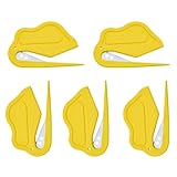 Brieföffner - Umschlag Slitter, Mehrzweckpapierschneider | Büroschneidgerät, handliches Handwerkswerkzeug, Haustierhaarknotenentferner, kreatives stationelles Accessoire, kleines, scharfe Klingen -Wer