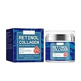 Retinol Cream for Face - Facial Moisturizer with Collagen and Hyaluronic Acid, Anti-Wrinkle Reduce Fine Lines-Ingredient, Anti-Aging Nachtcreme und Tagescreme 50ML (1)