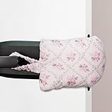 Türschalldämpfer, leiser Türschließer, gepolstert, für Kinderzimmer, Baby, Haustier, leichte Schläfer, geräuschreduziert, Türriegelabdeckung, Blume, 1 Stück