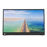 VBESTLIFE Tragbarer 15,6-Zoll-Monitor, IPS-Ultra-Slim-HDR-Display, Touchscreen, USB-Typ-C-HD-Multimedia-Schnittstelle, Dual-Screen-Nutzung, Mobile Bildschirmprojektion