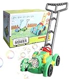 Rasenmäher Blasenmacher Spielzeug - Outdoor Automatisches Blasenmacher-Spielzeug Mit Licht Und Ton, Seifenblasen Maschine 7000+Bubbles/Min, Sommer Garten Spielzeug Für Hochzeit/Party/Geburtstag