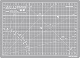 Elan Schneidematte A4 Grau, 5-lagige Schneidematte 22x30 Selbstheilend, Bastelunterlage Schnittfest A4, Cutting Mat 22x30, Schneideunterlage Basteln