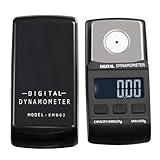 Fegtrtyoa Digitale Plattenspieler Kraftmessgerät Kleine Größe Tragbares LCD-Display Tonabnehmer Kraftmessgerät Schwarze Farbe Tracking Metall