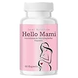 Saint Nutrition® Hello Mami – Pflanzliche Unterstützung bei Kinderwunsch – Mit Agnus Castus für Frauen, die schwanger werden möchten – Mönchspfeffer hochdosiert - 60 Kapseln ohne künstliche Zusätze