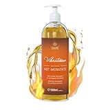 Vibratissimo Hot Mo Men ts 1000 ml Massageöl - Aufheizendes Massageerlebnis - Stimulierende Massageöle, Entspannung für Paare & Gleitöl