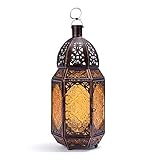 Kerze-Laterne Dekorationen, Marokkanischer dekorativer Kerzenlaternenhalter, for Kerzen, Teelichthalter aus Metall, hängende Laternen, kreatives Zuhause